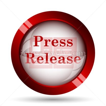 Press release website icon. High quality web button. - Icons for website