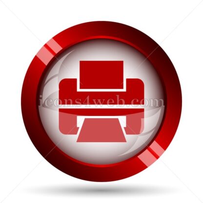 Printer website icon. High quality web button. - Icons for website