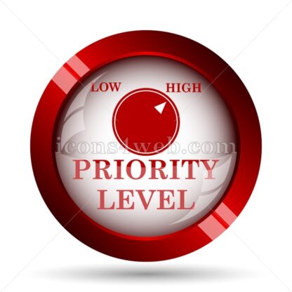 Priority level website icon. High quality web button. - Icons for website