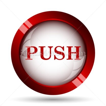 Push website icon. High quality web button. - Icons for website