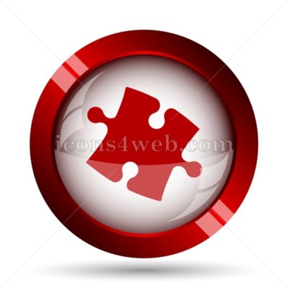 Puzzle piece website icon. High quality web button. - Icons for website