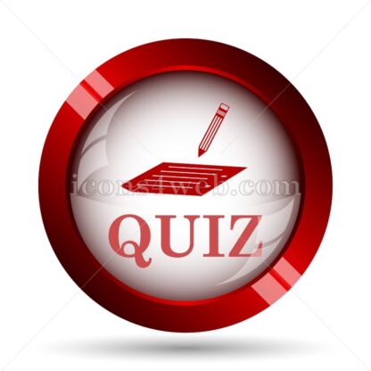 Quiz website icon. High quality web button. - Icons for website