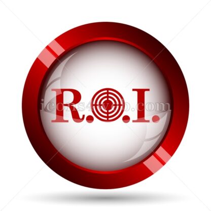 ROI website icon. High quality web button. - Icons for website