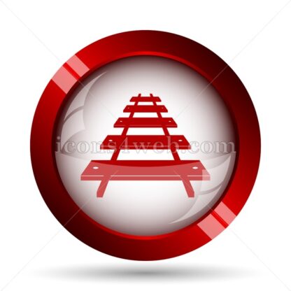 Rail road website icon. High quality web button. - Icons for website