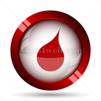 Rain website icon. High quality web button. - Icons for website