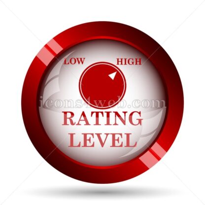 Rating level website icon. High quality web button. - Icons for website