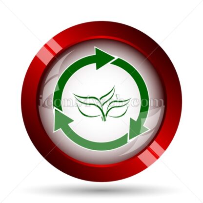 Recycle arrows website icon. High quality web button. - Icons for website