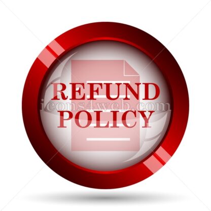 Refund policy website icon. High quality web button. - Icons for website