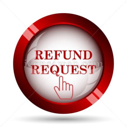 Refund request website icon. High quality web button. - Icons for website