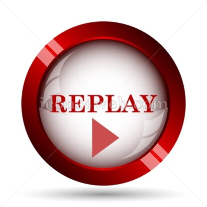 Replay website icon. High quality web button. - Icons for website