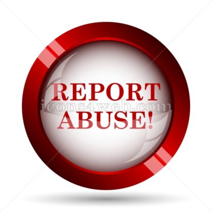 Report abuse website icon. High quality web button. - Icons for website