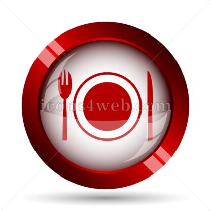 Restaurant website icon. High quality web button. - Icons for website