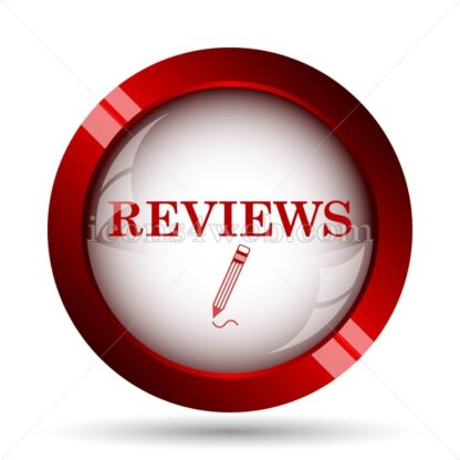 Reviews website icon. High quality web button. - Icons for website