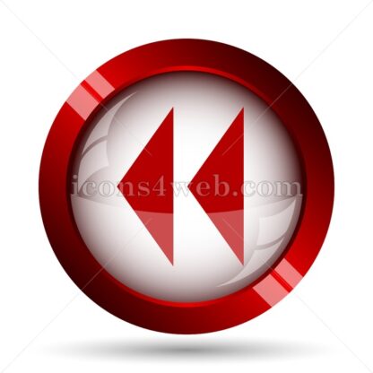 Rewind website icon. High quality web button. - Icons for website