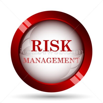 Risk management website icon. High quality web button. - Icons for website