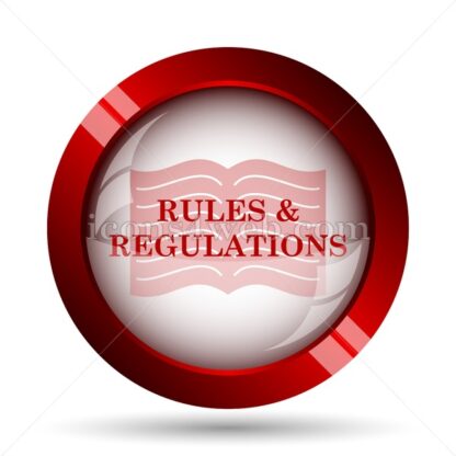 Rules and regulations website icon. High quality web button. - Icons for website