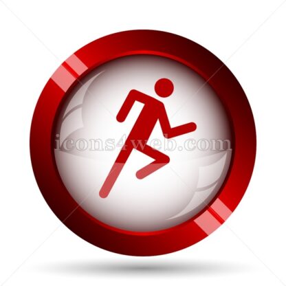 Running man website icon. High quality web button. - Icons for website
