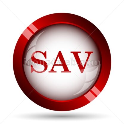 SAV website icon. High quality web button. - Icons for website