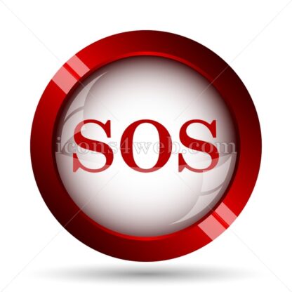 SOS website icon. High quality web button. - Icons for website