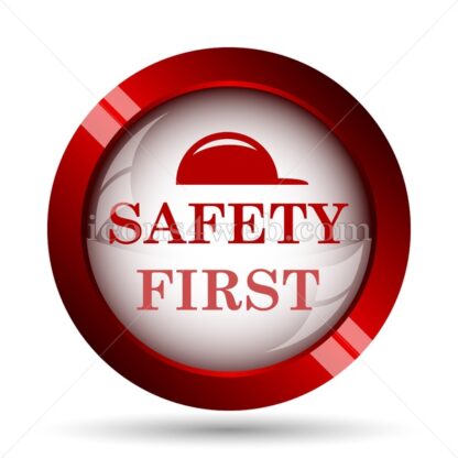 Safety first website icon. High quality web button. - Icons for website