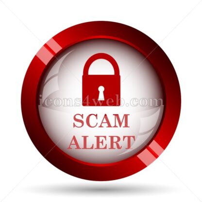 Scam Alert website icon. High quality web button. - Icons for website
