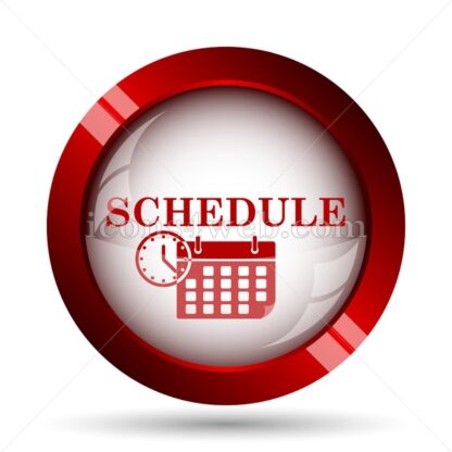 Schedule website icon. High quality web button. - Icons for website