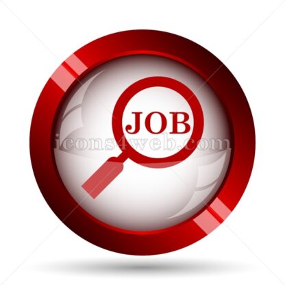 Search for job website icon. High quality web button. - Icons for website