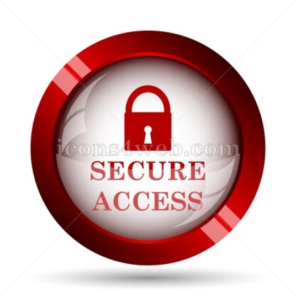 Secure access website icon. High quality web button. - Icons for website