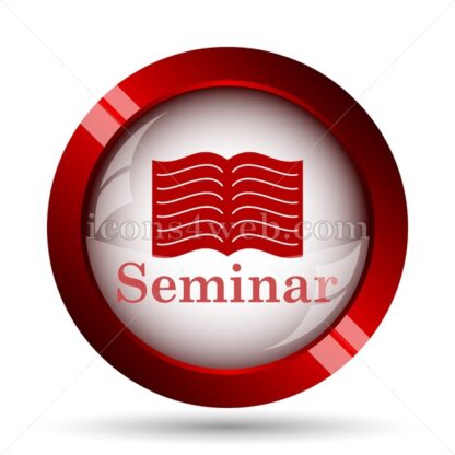 Seminar website icon. High quality web button. - Icons for website