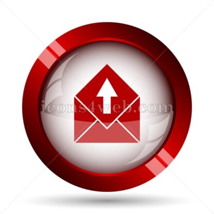 Send e-mail website icon. High quality web button. - Icons for website
