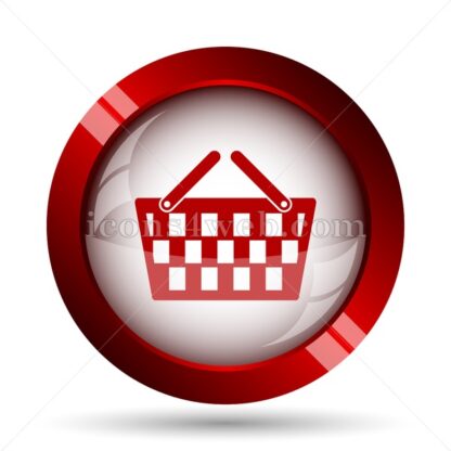 Shopping basket website icon. High quality web button. - Icons for website