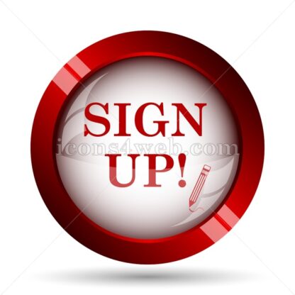 Sign up website icon. High quality web button. - Icons for website