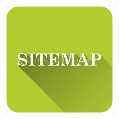 Sitemap flat icon with long shadow vector – web design icon - Icons for website