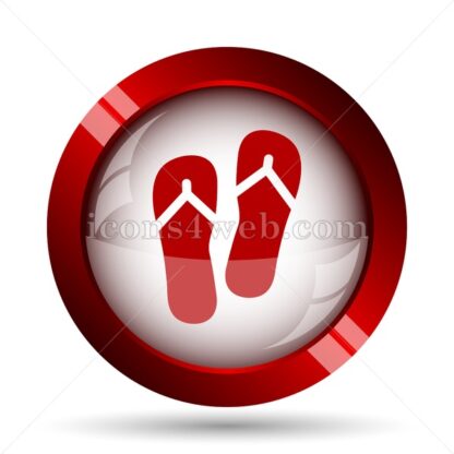 Slippers website icon. High quality web button. - Icons for website