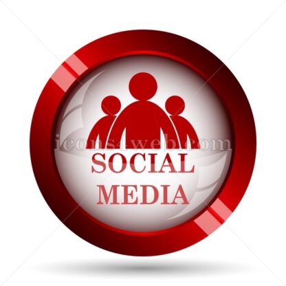 Social media website icon. High quality web button. - Icons for website