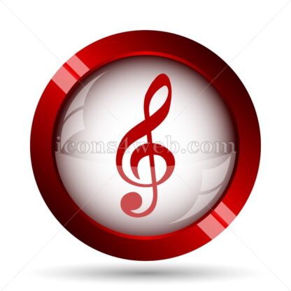 Sol key music symbol website icon. High quality web button. - Icons for website