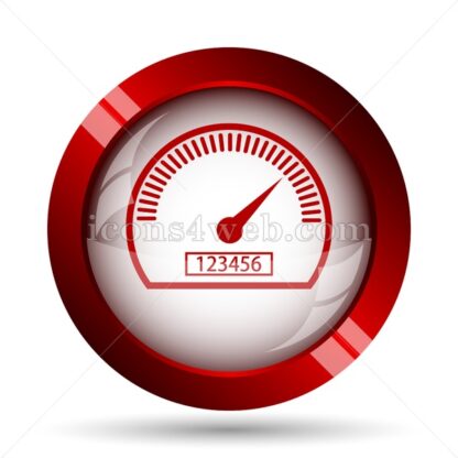 Speedometer website icon. High quality web button. - Icons for website