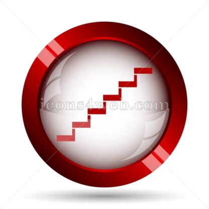 Stairs website icon. High quality web button. - Icons for website