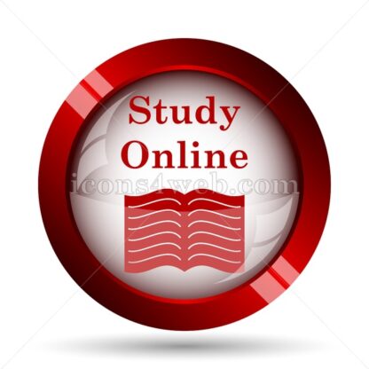 Study online website icon. High quality web button. - Icons for website