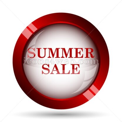 Summer sale website icon. High quality web button. - Icons for website