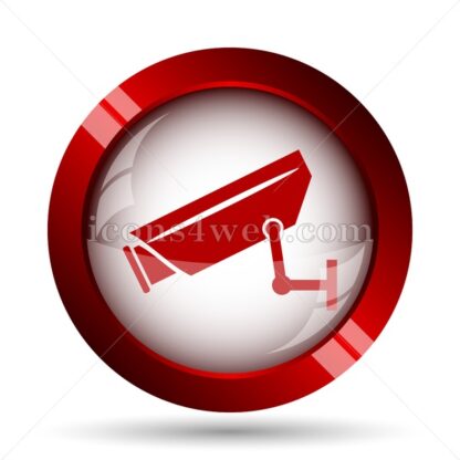 Surveillance camera website icon. High quality web button. - Icons for website