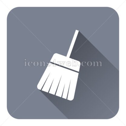 Sweep flat icon with long shadow vector – stock icon - Icons for website