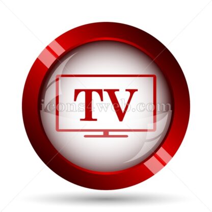 TV website icon. High quality web button. - Icons for website