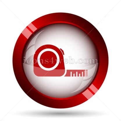 Tape measure website icon. High quality web button. - Icons for website