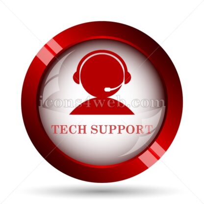 Tech support website icon. High quality web button. - Icons for website