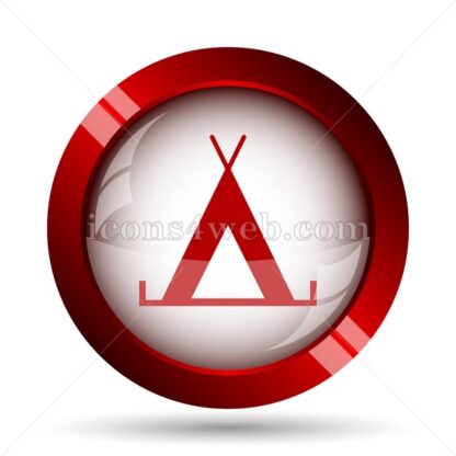 Tent website icon. High quality web button. - Icons for website