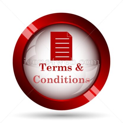 Terms and conditions website icon. High quality web button. - Icons for website