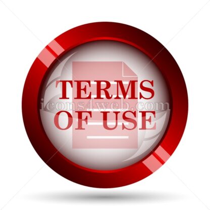 Terms of use website icon. High quality web button. - Icons for website