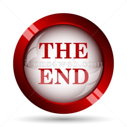 The End website icon. High quality web button. - Icons for website