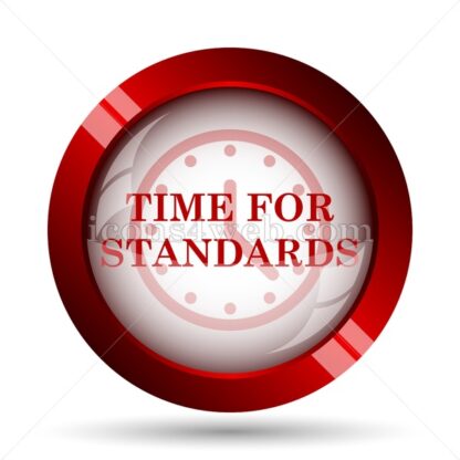 Time for standards website icon. High quality web button. - Icons for website
